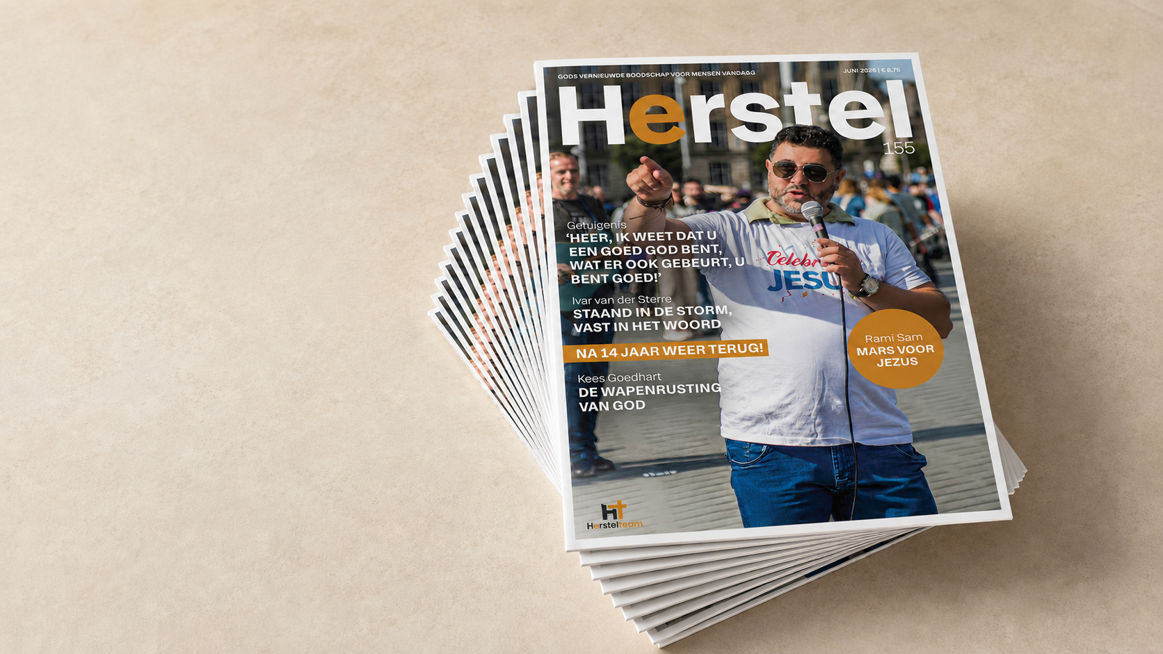 Stapel exemplaren van Herstel Magazine editie 155
